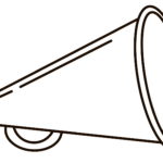 Cheerleading Megaphone Coloring Page | Free Printable Coloring Pages For Free Printable Cheer Megaphone Template