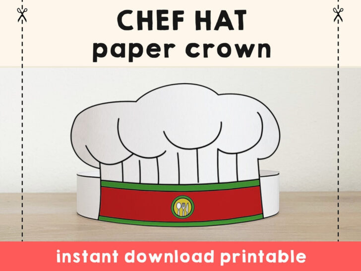 Free Printable Chef Hat Template Printable