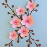 Cherry Blossom Paper Flower Templates   Fancybloom For Free Printable Cherry Blossom Template