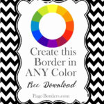 Chevron Border | Free Download In Any Color You Want With Free Printable Chevron Border Template