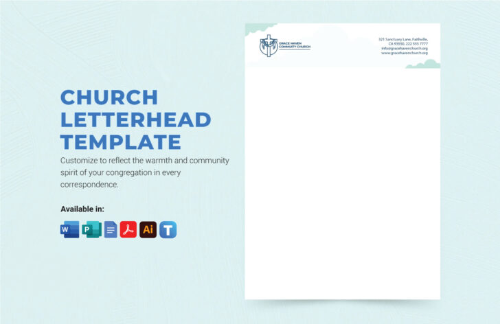 Free Printable Church Letterhead Template