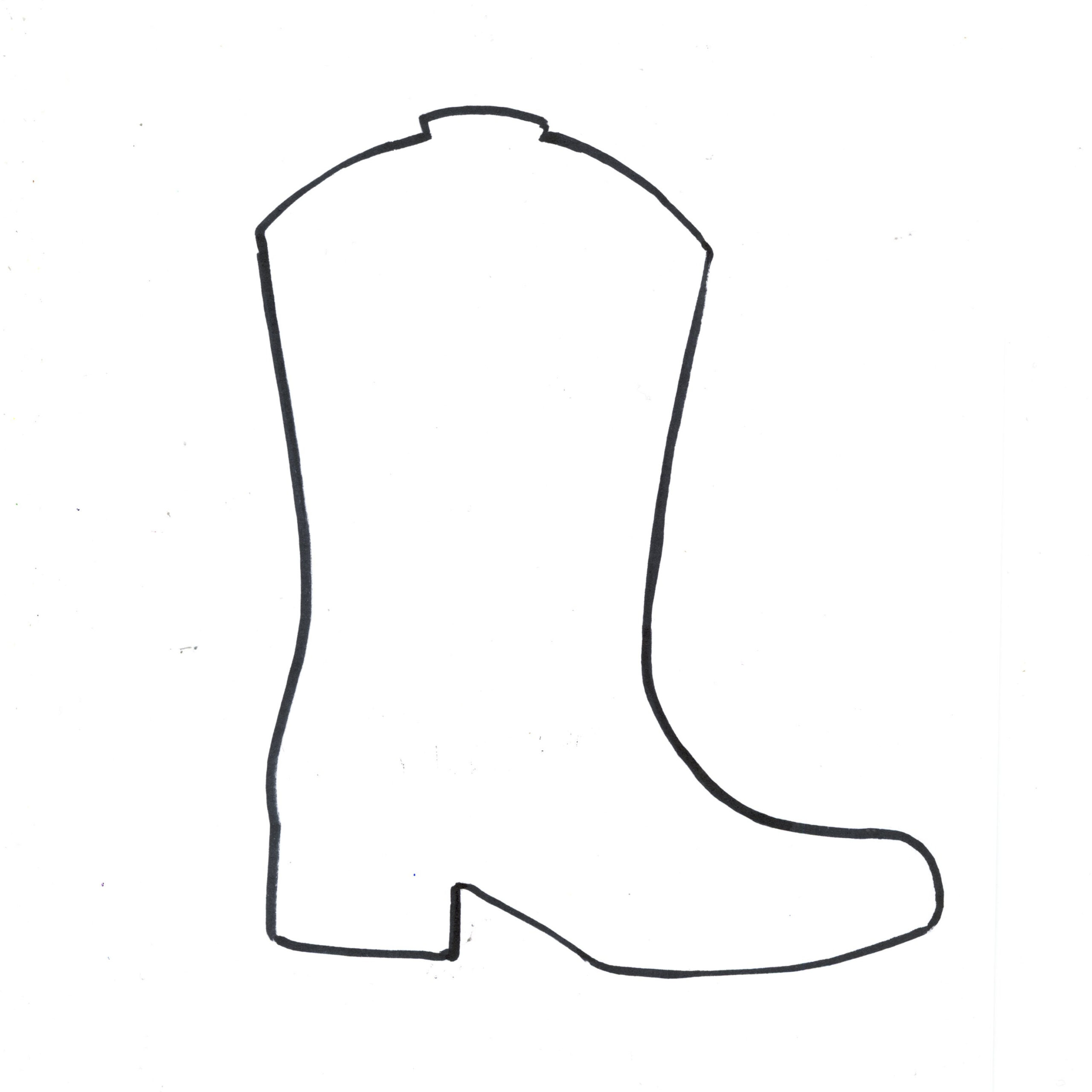 Cindy Derosier: My Creative Life: Cowboy Boot Craft For Kids with Free Printable Cowboy Boot Template