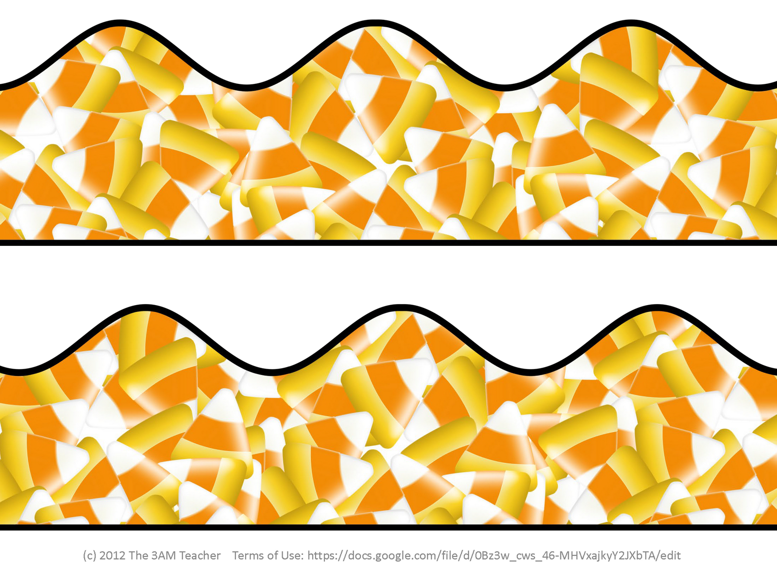 Classroom Freebies Too: Printable Bulletin Board Borders - Fall Themed with regard to Free Printable Bulletin Board Borders Template