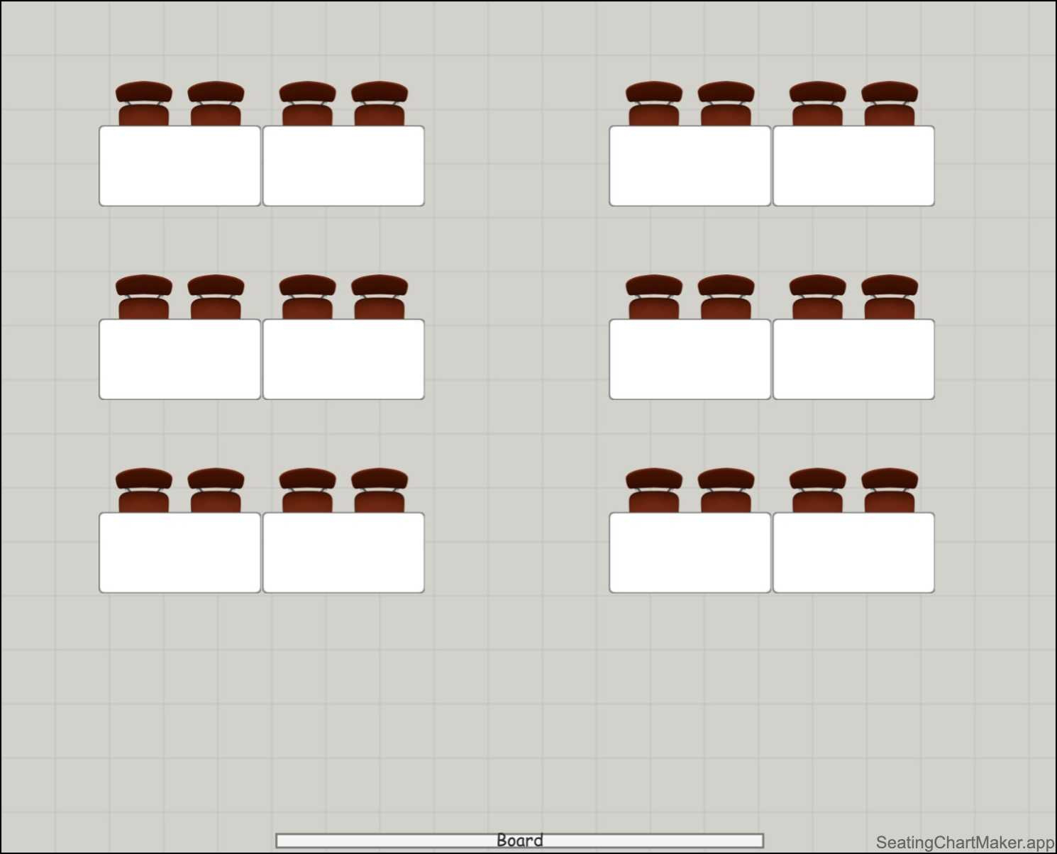 Classroom Seating Chart Templates (Editable) with regard to Free Printable Classroom Seating Chart Template