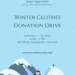 Clothing Donation Flyer Template In Illustrator, Psd, Pdf, Word Within Free Printable Clothing Drive Flyer Template