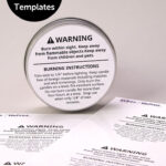 Clp Label Templates For Candles And Wax Melts Inside Free Printable Clp Label Template