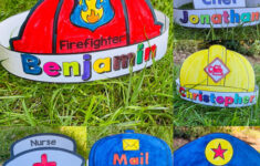 Community Helper Editable Name Hats Craft For Kindergarten regarding Free Printable Community Helpers Hat Template