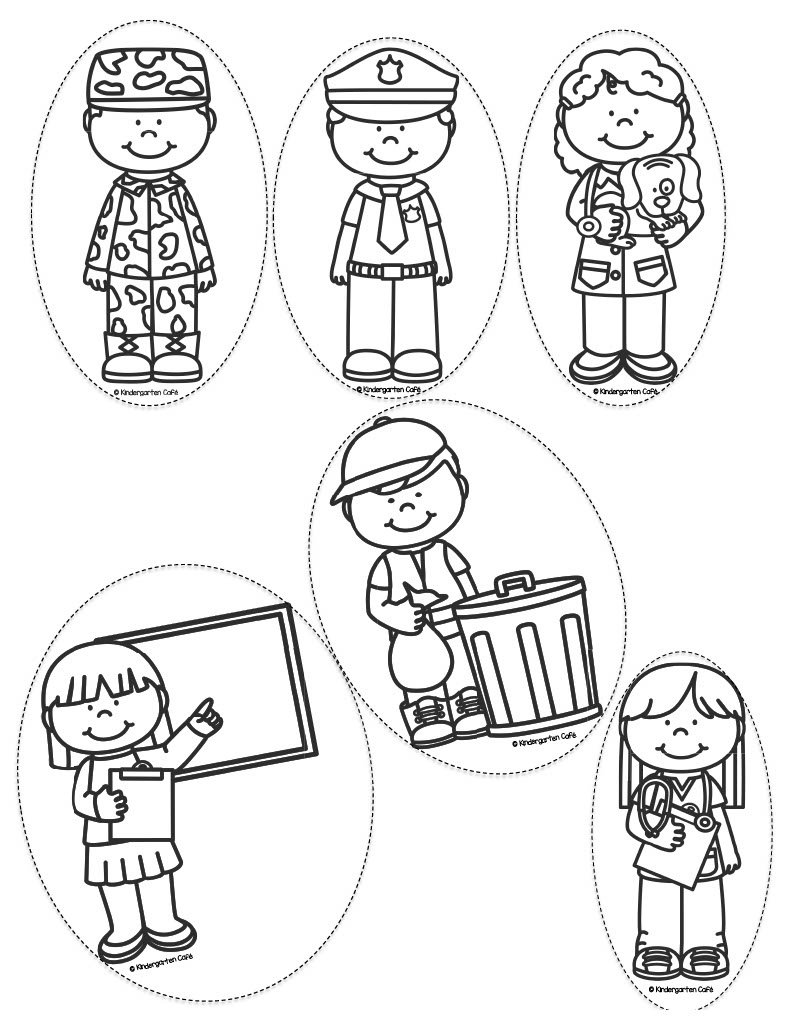 Community Helpers Stick Puppetsteach Simple for Free Printable Community Helper Puppets Template