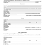 Construction Contract Template   Fill Online, Printable, Fillable For Free Printable Construction Contract Template