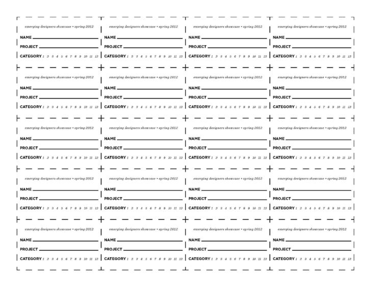 Free Printable Contest Entry Form Template