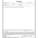 Contractor Proposal Template   Fill Online, Printable, Fillable Regarding Free Printable Construction Proposal Template