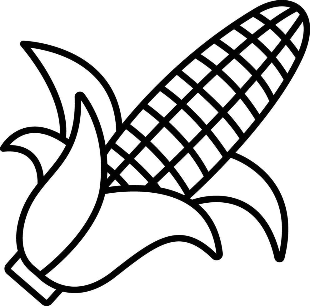 Corn Outline Vector Art, Icons, And Graphics For Free Download for Free Printable Corn Template Printable