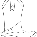 Cowboy Boot Printable Template | Free Printable Papercraft Templates With Free Printable Cowboy Boot Template