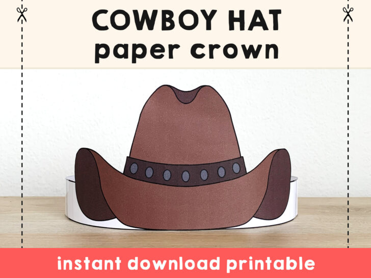 Free Printable Cowboy Hat Template