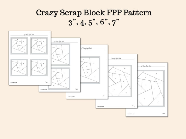 Free Printable Crazy Quilt Template