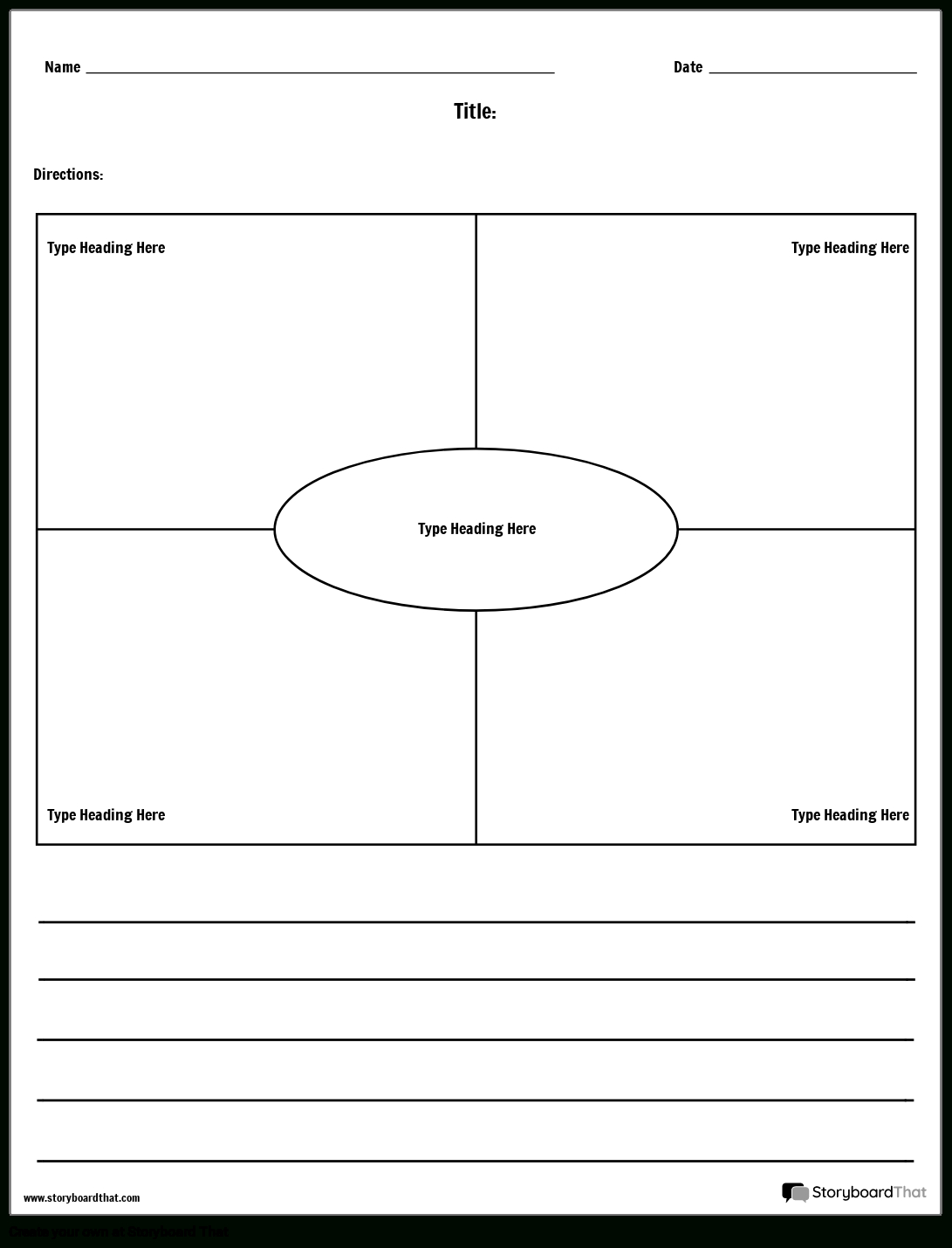 Create Free Frayer Model Templates At Storyboardthat throughout Free Printable Frayer Model Template