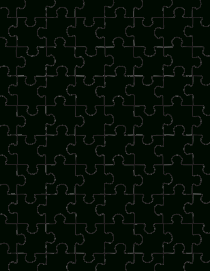 Free Printable Blank Puzzle Pieces Template