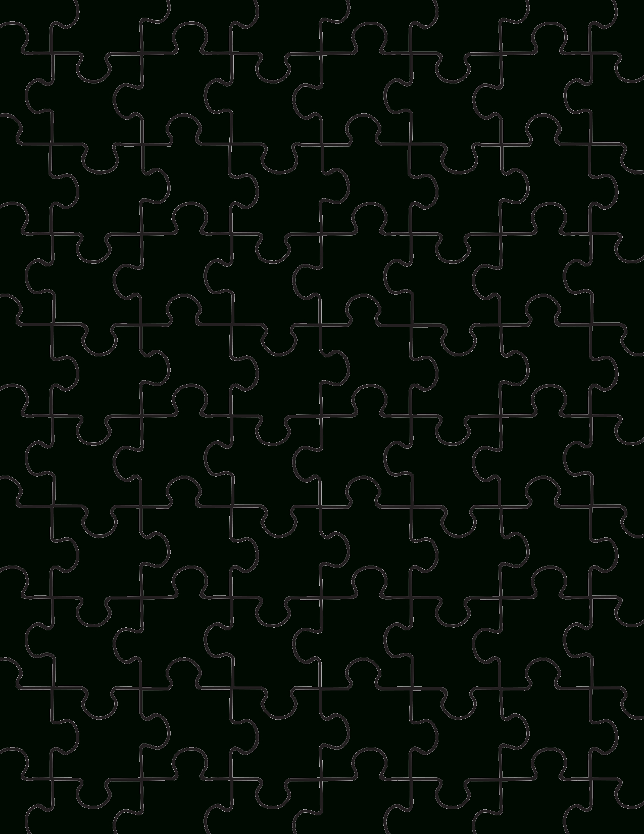 Create Unique Puzzles With Printable Templates | Lovetoknow for Free Printable Blank Puzzle Pieces Template