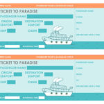 Cruise Ticket Template Free With Regard To Free Printable Cruise Boarding Pass Template