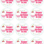 Cupcake Birthday Party With Free Printables   How To Nest For Less™ With Regard To Free Printable Cupcake Toppers Template