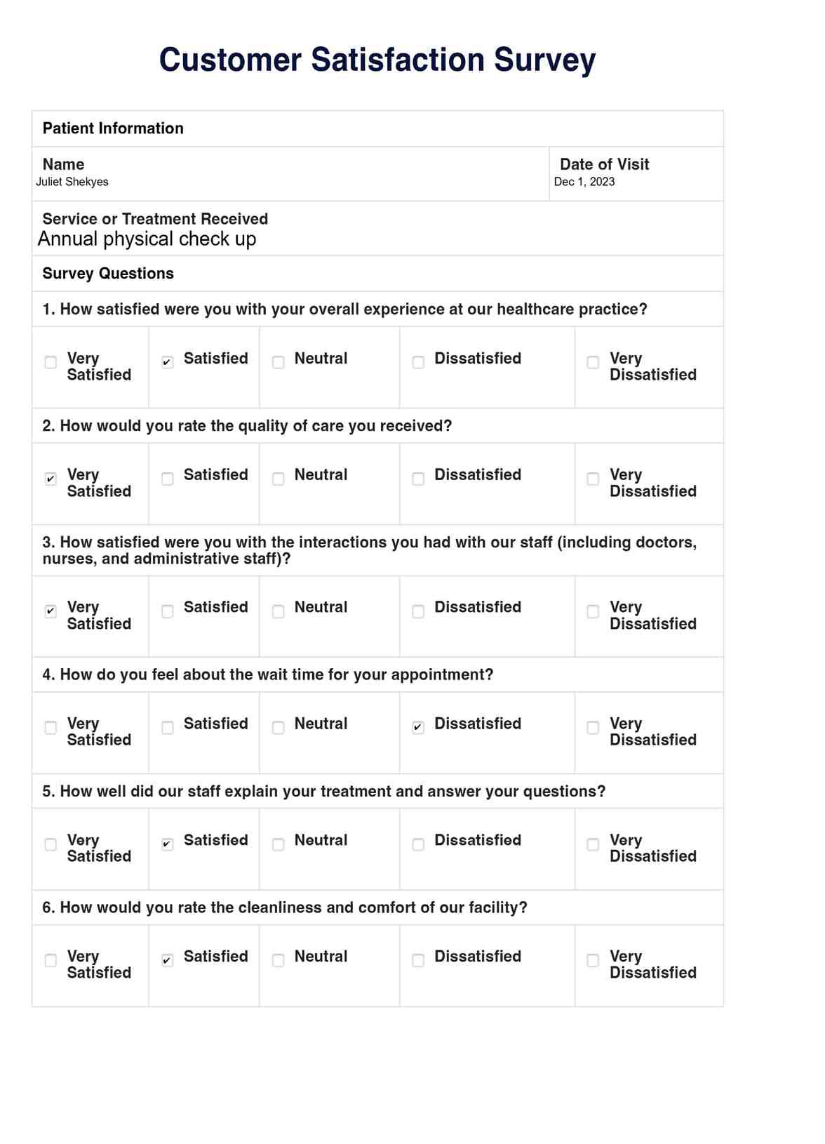 Customer Satisfaction Survey Template &amp;amp; Example | Free Pdf Download with Free Printable Customer Satisfaction Survey Template