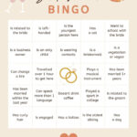 Customize 43+ Bridal Shower Bingo Card Templates Online   Canva In Free Printable Bridal Shower Bingo Template