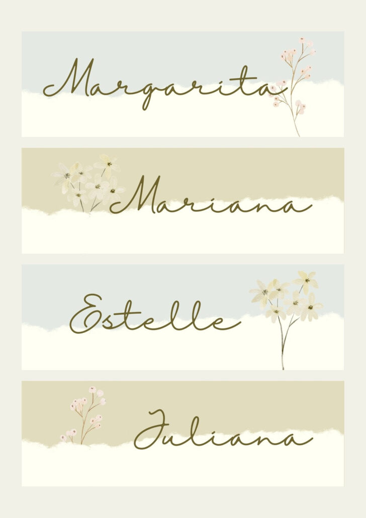 Free Printable Folder Labels Template