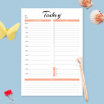 Daily Appointment Planner Template   Printable Pdf Intended For Free Printable Daily Appointment Calendar Template