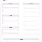 Daily To Do List Printable To Boost Productivity Throughout Free Printable Daily Task List Template