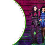Descendants Party: Free Printable Invitations.   Oh My Fiesta! In Regarding Free Printable Descendants Invitation Template