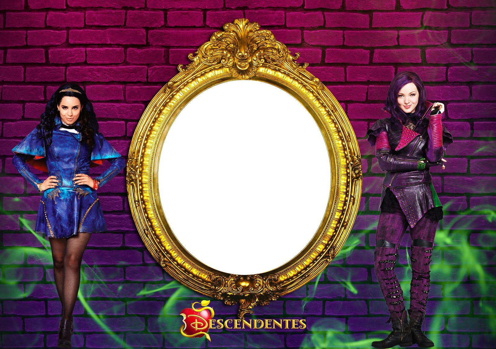 Descendants Party: Free Printable Invitations. - Oh My Fiesta! In with regard to Free Printable Descendants Invitation Template