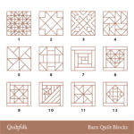 Diy Barn Quilt   Quiltfolk Pertaining To Free Printable Barn Quilt Template