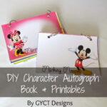 Diy Disney Autograph Book And Printables | Sew Simple Home Within Free Printable Autograph Book Template