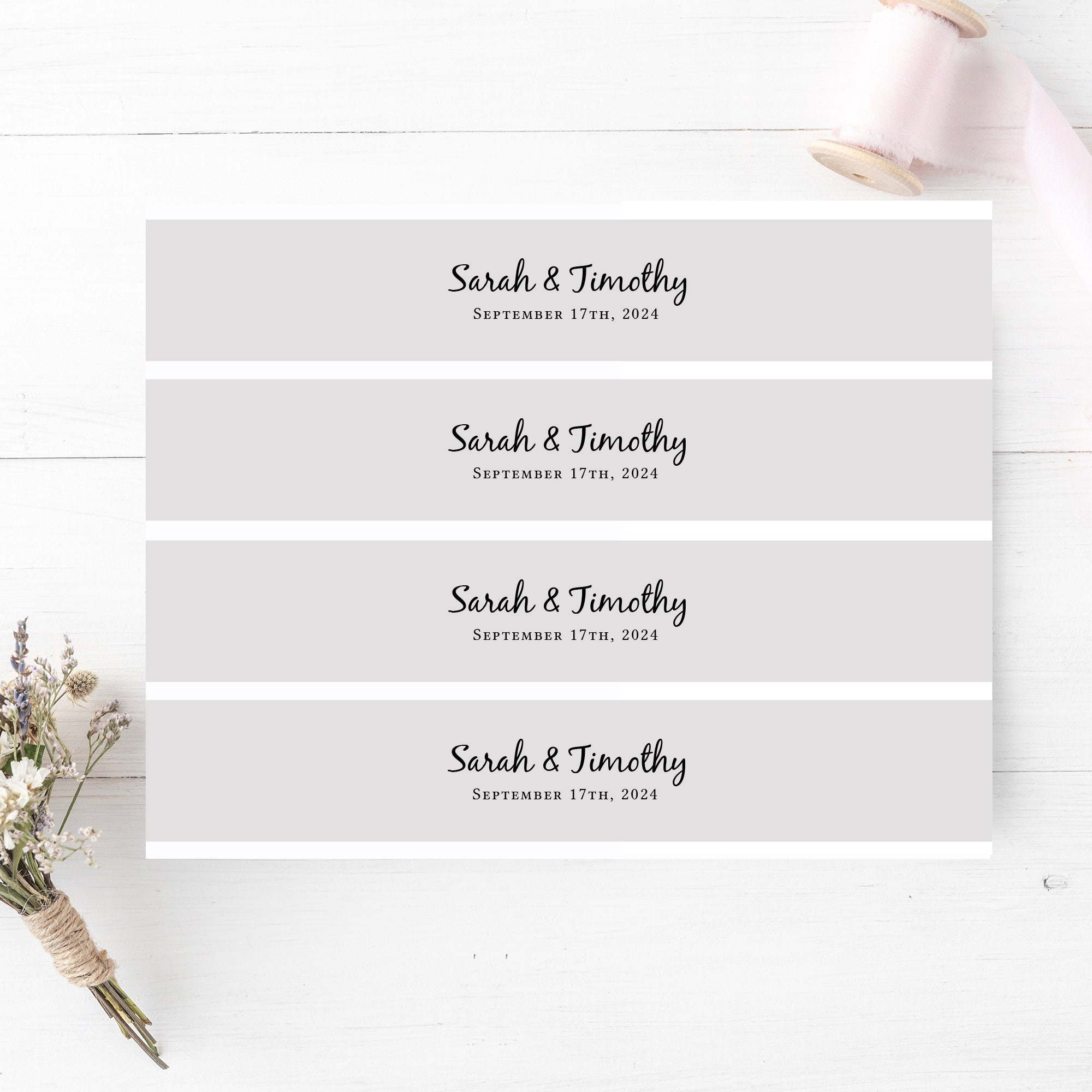 Diy Printable Belly Band Template, Wedding Invitation Wrappers regarding Free Printable Belly Band Template