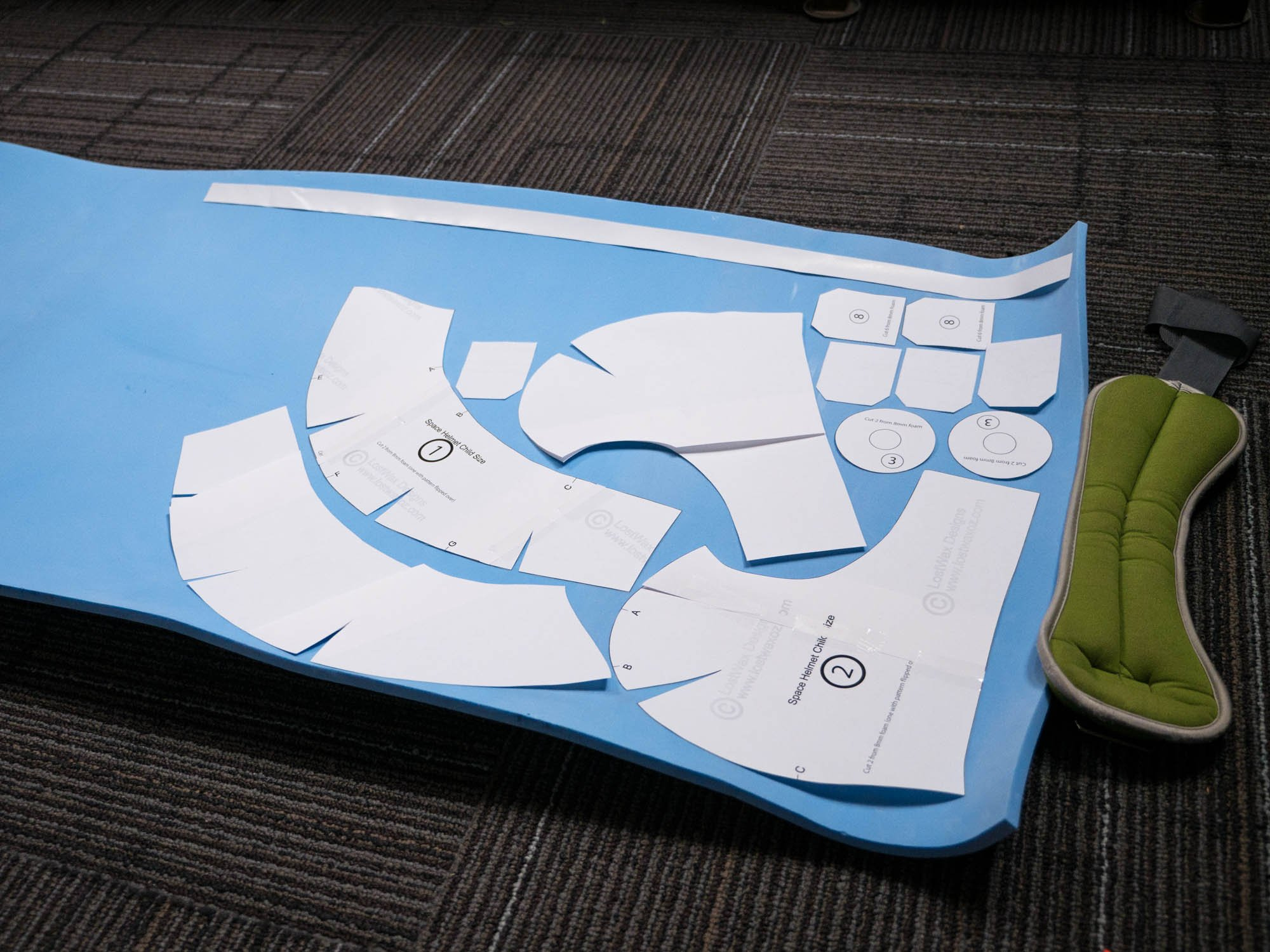 Diy Space Helmet With Template — Lost Wax intended for Free Printable Astronaut Helmet Template