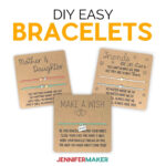 Diy Wish Bracelets: Easy Gifts For Classmates & Friends   Jennifer With Regard To Free Printable Bracelet Card Template