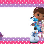 Doc Mcstuffins: Free Printable Invitations.   Oh My Fiesta! In English In Free Printable Doc Mcstuffins Invitations Template