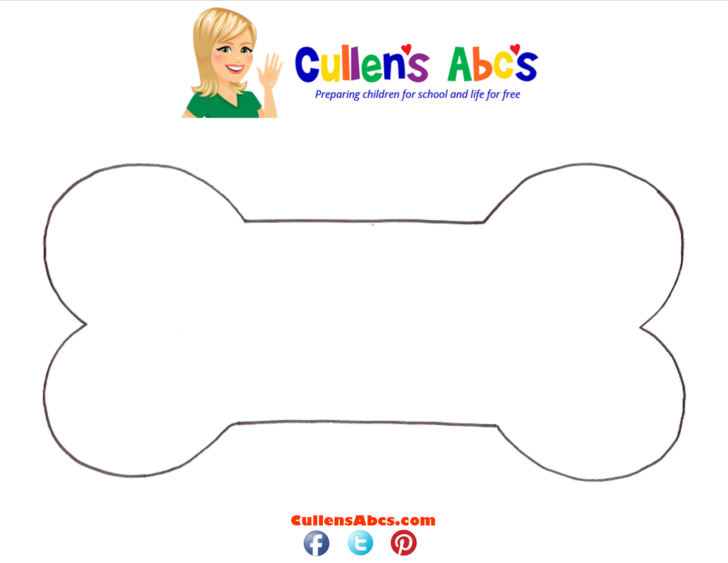 Free Printable Dog Bone Template Printable