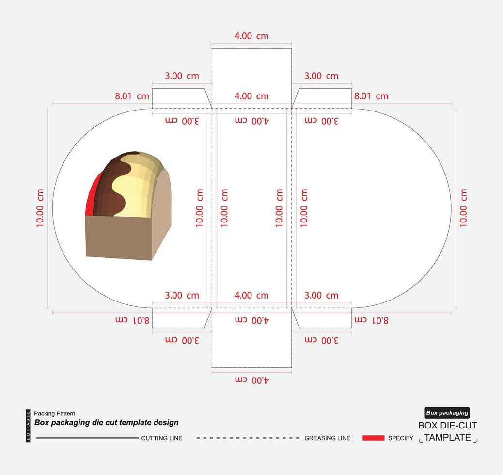 Donut Box Template Vector Art, Icons, And Graphics For Free Download with Free Printable Donut Box Template