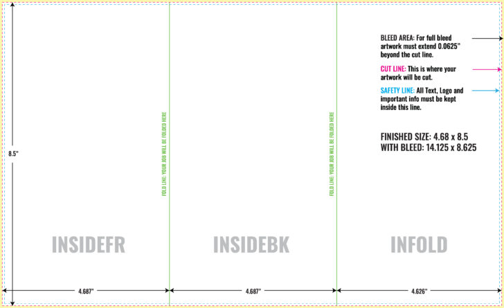 Free Printable Blank Brochure Template