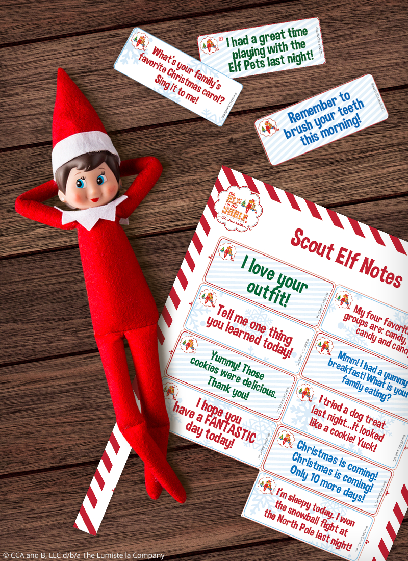 Download Free Printable Elf On The Shelf Notes | The Elf On The Shelf within Free Printable Elf On The Shelf Template