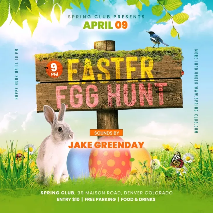 Free Printable Easter Flyer Template