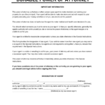 Durable (Financial) Power Of Attorney Form | Pdf & Word Pertaining To Free Printable Durable Power Of Attorney Template
