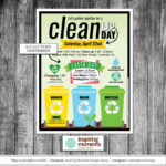 Earth Day Clean Up Event Flyer Printable Fundraiser, Business With Regard To Free Printable Event Flyer Community Clean Up Flyer Template