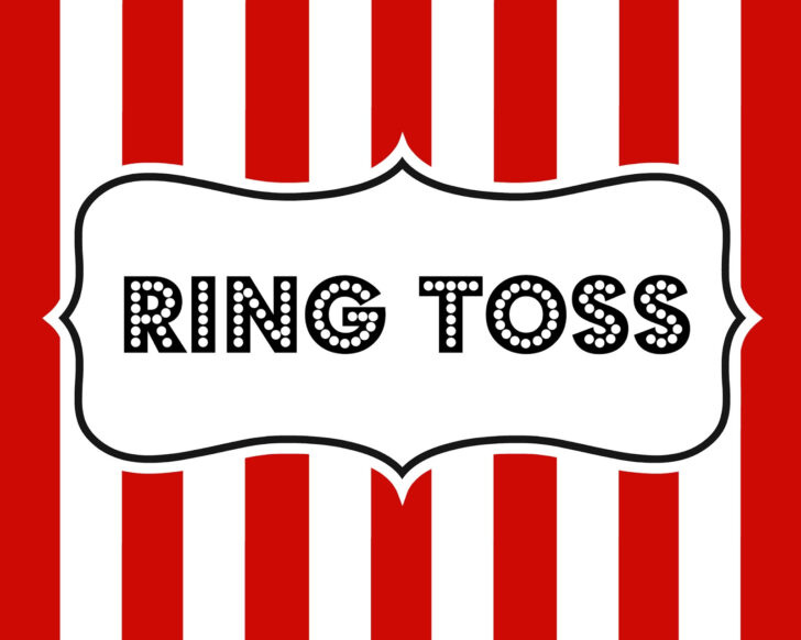 Free Printable Carnival Signs Template