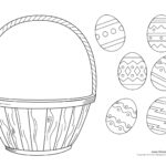 Easter Basket Template, Easter Basket Clipart & Easter Craft Inside Free Printable Easter Basket Template