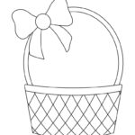 Easter Basket Templates   25 Free Printables | Printabulls Within Free Printable Easter Basket Template