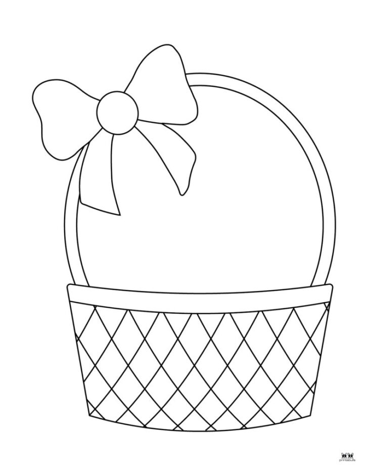 Free Printable Easter Basket Template