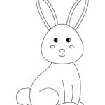 Easter Bunny Templates & Outlines   53 Free Pages | Printabulls In Free Printable Bunny Rabbit Template