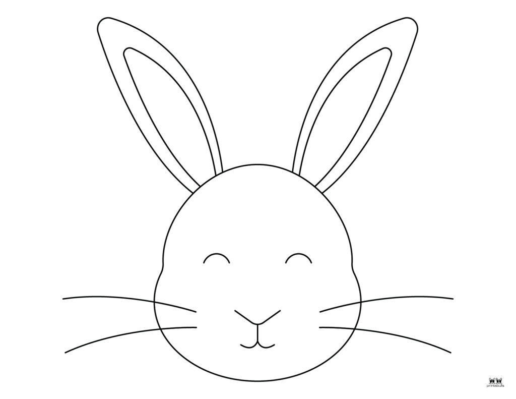 Easter Bunny Templates &amp;amp; Outlines - 53 Free Pages | Printabulls within Free Printable Bunny Head Template